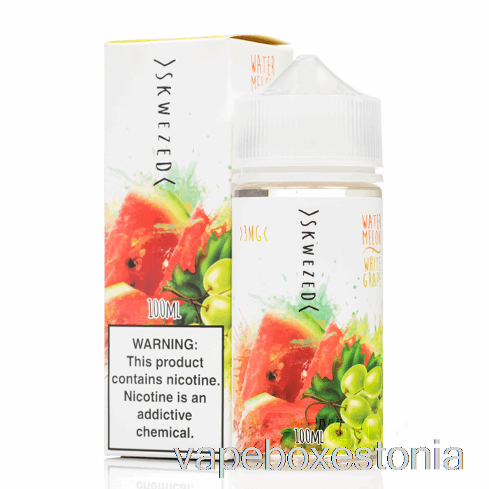 Vape Box Estonia Arbuus Valge Viinamari - Skwezed - 100ml 3mg